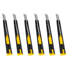 Kit 6un Estilete Estreito 9mm Metal Envelopamento Insulfilm