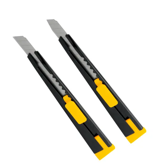 Kit 2un Estilete Estreito 9mm Metal Envelopamento Insulfilm