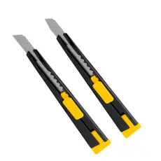 Kit 2un Estilete Estreito 9mm Metal Envelopamento Insulfilm