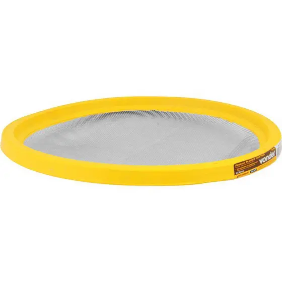 Peneira plástica 30 cm para fubá e farinha – Malha fina, higiênica e resistente à corrosão – Vonder