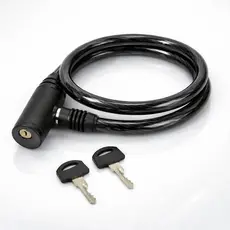 Cadeado Para Bicicleta e Moto Com Cabo De Aço 63 Cm