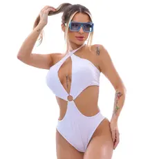 Maio De Praia Bojo Feminino Tipo Biquini Hot Paint Maiô Argola Asa Delta Body Praia