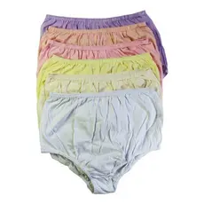 Kit 6 Calcinha Calçola Plus Size 100% Algodão Qualidade Cores