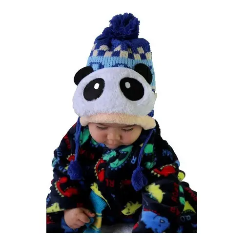 Touca Gorro Infantil Bebê Forrada Tapa Orelha Inverno Quente