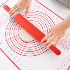 Rolo de Massa de Silicone Antiaderente 43,7X5,4CM Massa Pizza Pães Pão Padaria Multicolorido universal