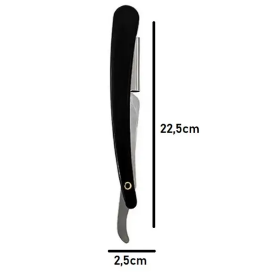 Oferta Navalhete Inox Para Barbear Com Cabo Plástico Premium Original Line