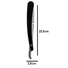 Oferta Navalhete Inox Para Barbear Com Cabo Plástico Premium Original Line