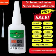 20/50g Cola À Base De Óleo Forte Recentemente Atualizada , De Soldagem Adesiva Oleosa Super Universal De Alta Resistênci