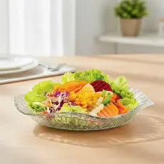 Fruteira Mesa Vidro Saladeira Cozinha Prato Saladas Bari Decoração Gourmet Ruvolo