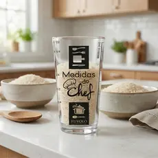 Copo Medidor Vidro 350ml Resistente Mix Medidas Receita Cozinha Chef Multiuso Ruvolo