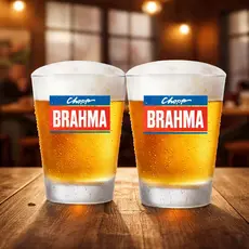 Copos Para  Chopp Old Fashioned Brahma 210ml Cozinha, Bar e Restaurante - Ruvolo