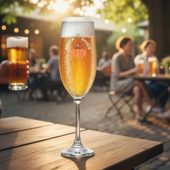 Taças Para Cerveja Baden Baden Peach Taça de Vidro 200ml - Ruvolo