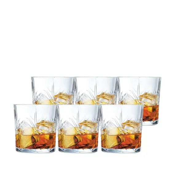 Jogo de Copo Broadway Baixo, Copo de Vidro Suco 6pcs, 300ml - Arcoroc