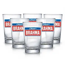 Copo de Vidro Brahma Para Chopp 350ml 6 peças - Ruvolo
