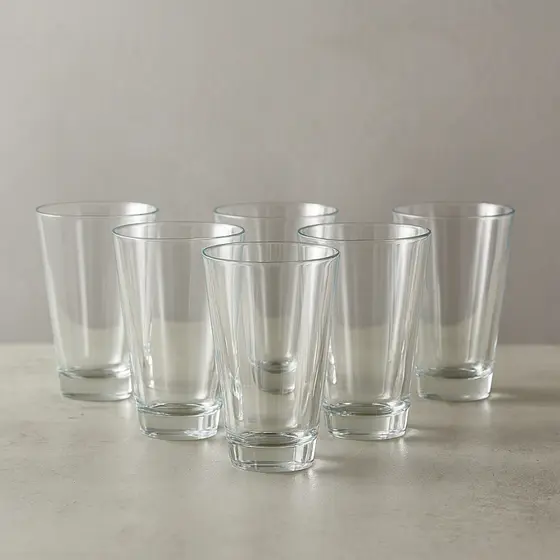 Copos Konich de Vidro, Jogo de Copos Para Chopp e Cerveja 6 Peças 300Ml - Ruvolo