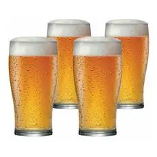 Jogo de Copos de Vidro Pint para Cerveja 590ml, 4 pcs - Ruvolo