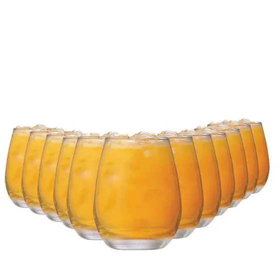 Jogo de Copo Emerald, Copos de Vidro Multiuso 12 Peças, 350ml - Ruvolo