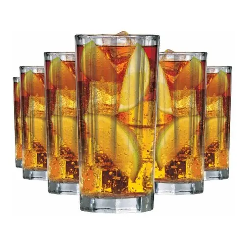 Jogo de Copos de Vidro Octon Para Água e Suco 300ml 6 pcs - Ruvolo