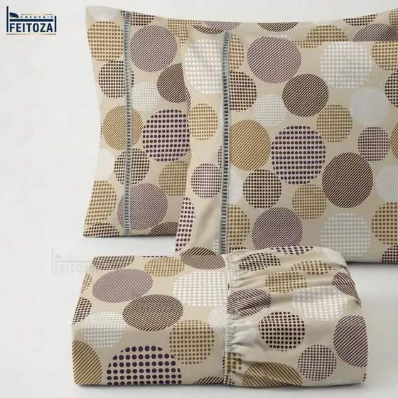 Jogo de Cama 400 Fios Casal Roupa de Cama Queen e Lençol Solteiro Tecido Aveludado Macio Premium!