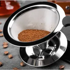 Filtro Coador Inox Reutilizável – Premium | Dispensa Papel | Café Mais Forte e Sustentável