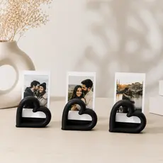 Kit Porta Foto Retrato Mini Polaroid Instax 3 6 9 Unidades Decoração Mesa Quarto Coração
