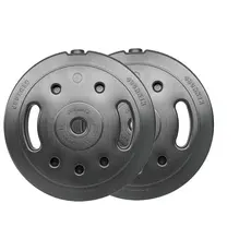 2 x Anilha em Polietileno de 5kg - total de 10kg