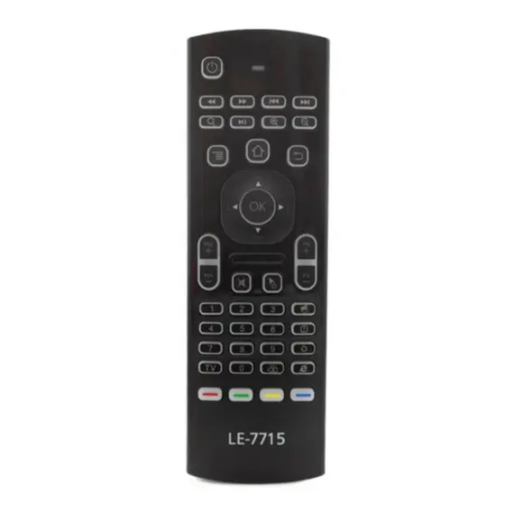 Controle Mini Teclado Air Mouse Wireless 2.4G Sem Fio Android TV