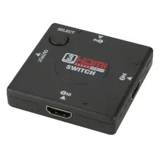 Hub Hdmi 3x1 Adaptador Cabo 3 Entradas E 1 Saída