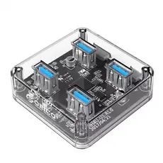 Hub USB Transparente 4 Portas USB 3.0 Knup
