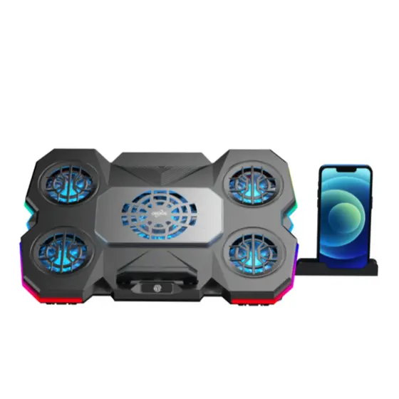 Suporte Notebook  Celular Gamer OR-SP255 RGB Cooler USB 2.0 5 Posições
