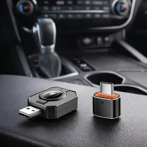 Adaptador CarPlay e Android Auto Sem Fio Bluetooth 5.0 Wi-Fi 5G Plug and Play Conexão Automática
