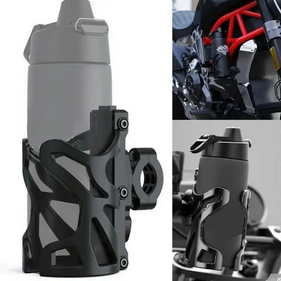 Porta Garrafas para Bicicleta e Moto Universal Suporte Guidão Resistente LE-155