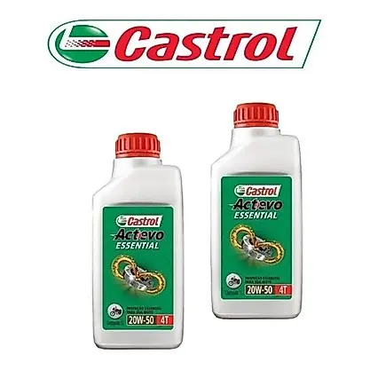 Oleo Moto Castrol 20w50 Mineral Actevo 4 T (2 Litro)