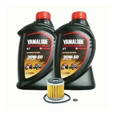 Kit 2 Óleos Yamalube 20w50 Filtro Fazer 250 Lander 250