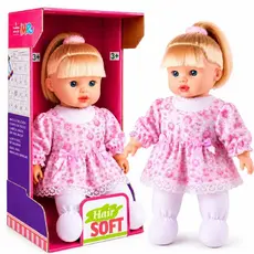 Boneca Loira Colecao Hair Soft Corpo de Pano Super Macia -Envio Imediato -