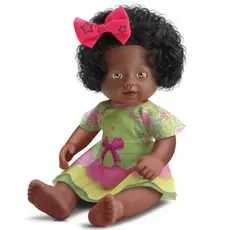 Boneca Negra Rubbie Bee Charmosa Com Cabelo Menina - Envio Imediato -