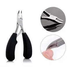 Alicate mola dupla De Cortar Unha Curvado Profissional Aço Inox Manicure Pedicure Podologia De Unha