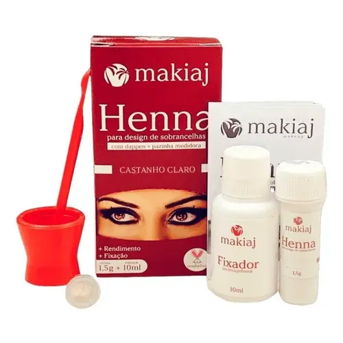 Henna Makiaj 1.5g de Henna Pó A Original Diversas Cores