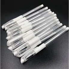 Kit 1/2/3/4 Canetas Gel Branca Para Marcação de Sobrancelhas e Lábios