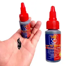 Super Cola Rapida 30 seg Salon Pró Para Alongamento Mega Hair 30ml Favourite