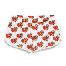 Short Feminino Personalizado com Foto Dentro do Coração