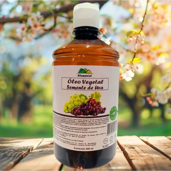 Óleo de Semente de Uva 500ml prensado a frio