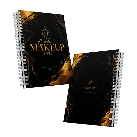 Agenda para Maquiadora maquiagem makeup 2027