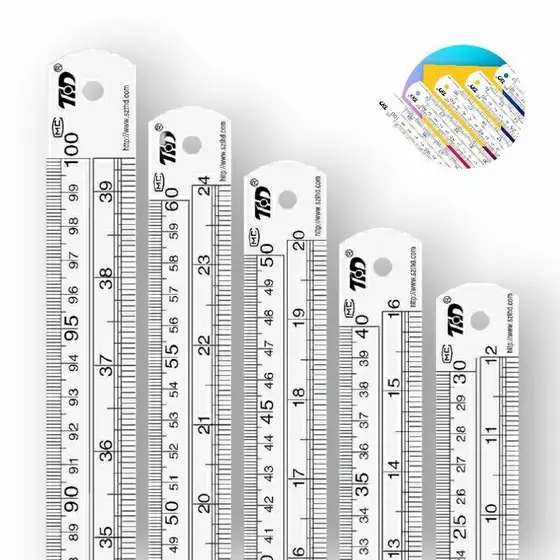 Régua Metal Aço Inox Patchwork Artesanato Scrapbook