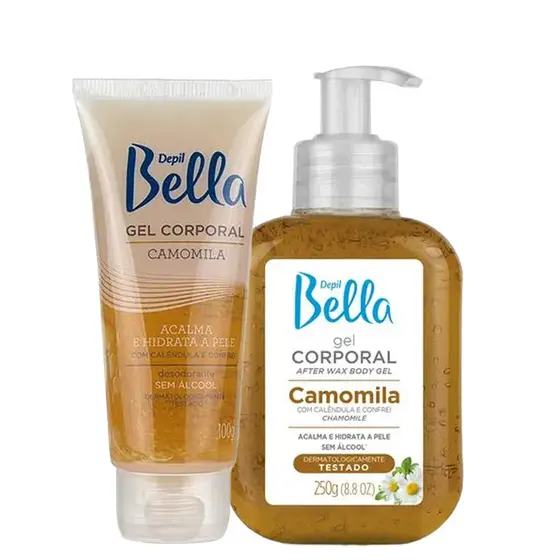Gel Pós Depilação Calmante de Camomila Depil Bella