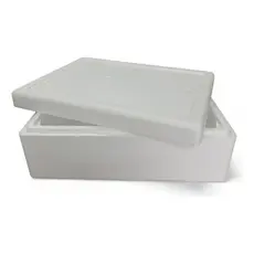 Caixa Térmica 8l Para Pescado Salgado Doce Churrasco Branco