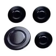 Kit Com 4 Espalhadores Tampinha Queimador do Fogão Brastemp Unique 3 pequenas 1 grande