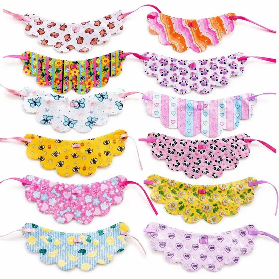 30 GARGANTILHAS PET ESTAMPADAS, COLARINHO  BANDANA PET, LAÇOS