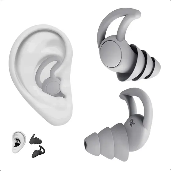 Protetor de ouvido silicone Tampão Auricular Natação Dormir Anti Ruido
