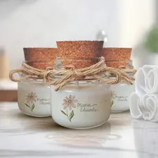 Mini vela aromáticas Vela artesanal perfumada vela lembrancinha 40g kit com 6